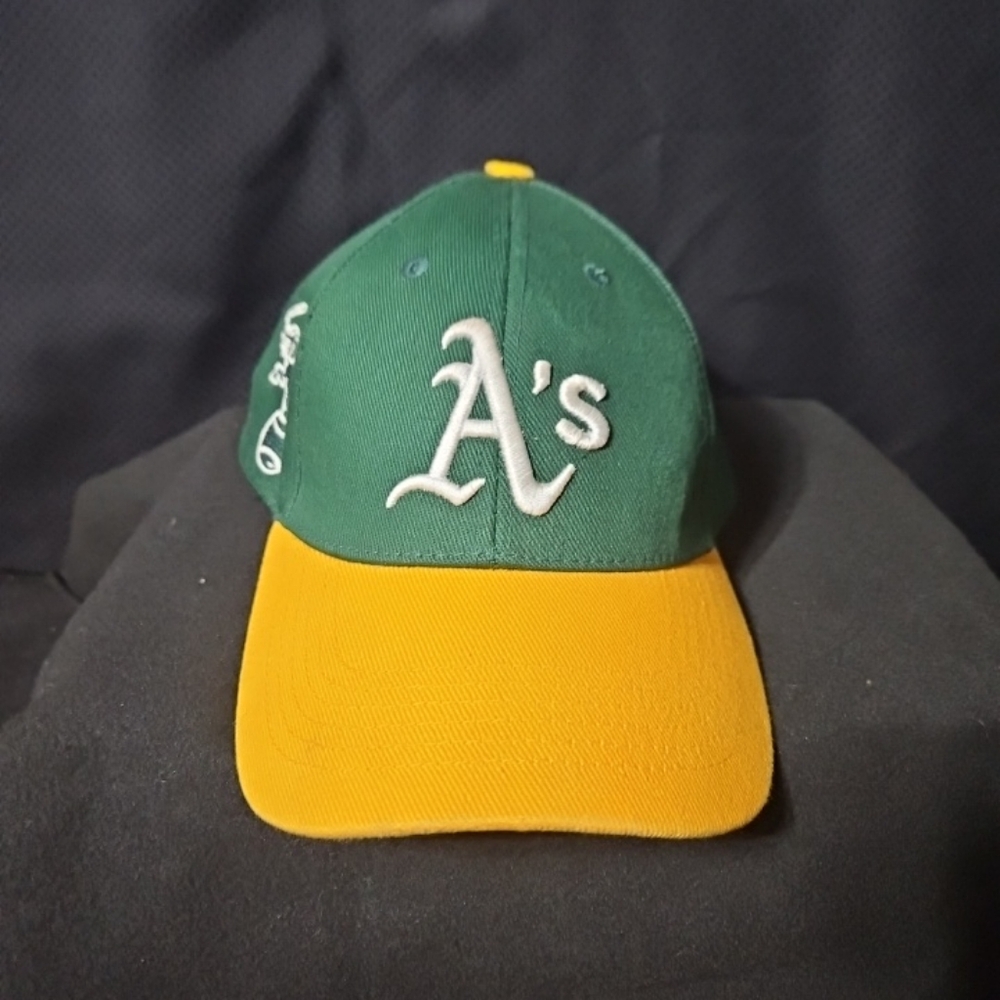 Oakland Athletics Green and Yellow Cap